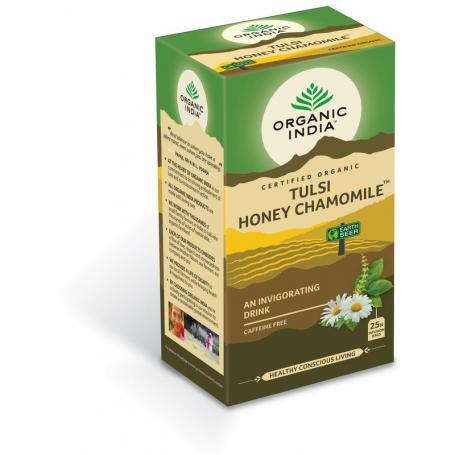 Tulsi honey chamomile thee bio van Organic India