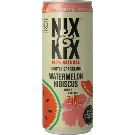 Watermelon hibiscus blikje van Nix & Kix