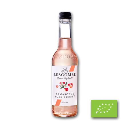 Damascene rose bubbly bio van Luscombe