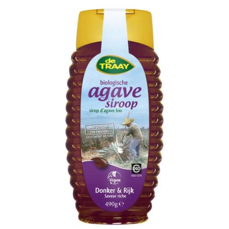 Agavesiroop donker en rijk bio van Traay