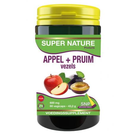 Appel pruim vezels 600 mg puur van SNP