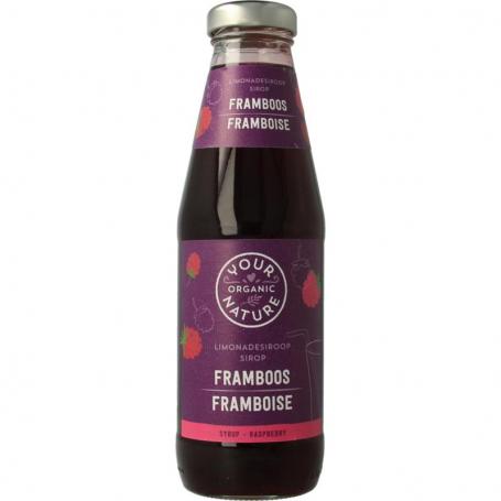 Limonadesiroop framboos bio van Your Organic Nature