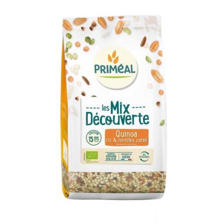 Mix van quinoa, rijst & rode linzen bio van Primeal