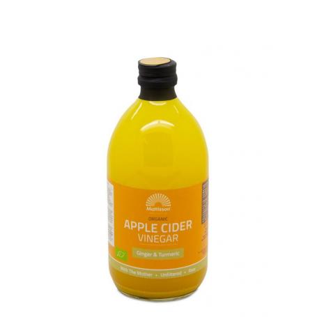 Apple cider vinegar ginger&turmeric appelazijn bio van Mattisson