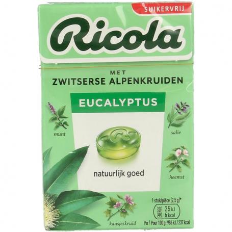 Eucalyptus suikervrij van Ricola