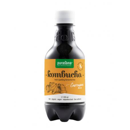 Kombucha curcuma vegan bio van Purasana