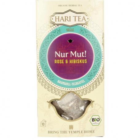 Rose & hibiscus face the moment bio van Hari Tea