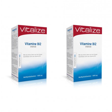 2X Vitalize B12 - 100 Tabl van Vitalize