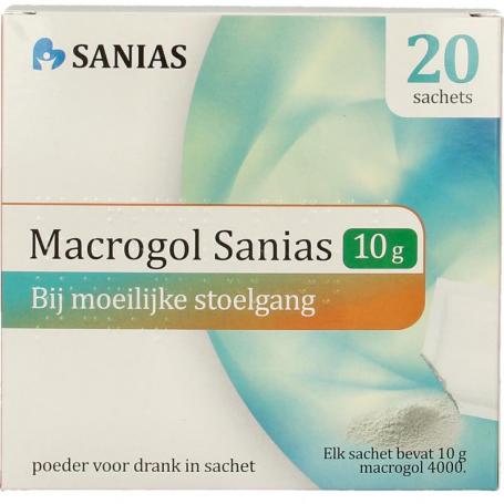 Macrogol poeder van Sanias