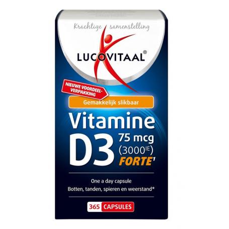Vitamine D3 75mcg 3000IE van Lucovitaal