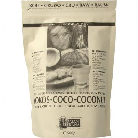 Kokosvezel/meel bio van Amanprana
