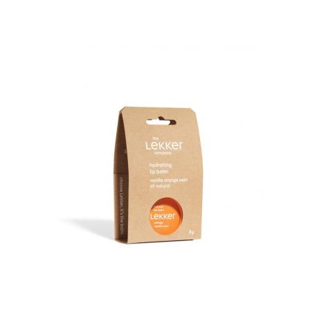 Natuurlijke lippenbalsem orange van Lekker Company