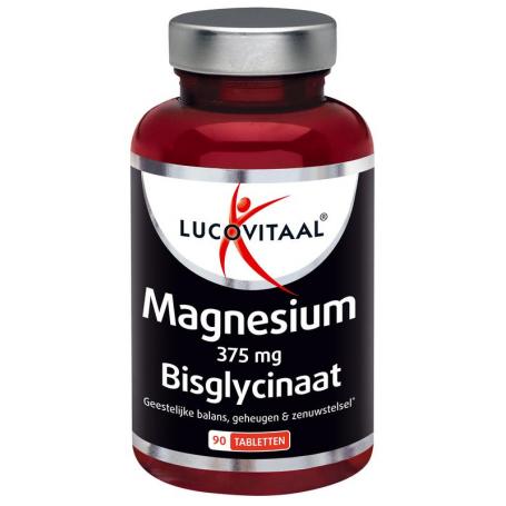Magnesium 375mg bisglycinaat van Lucovitaal