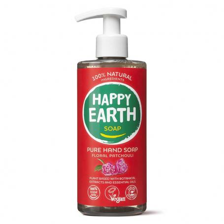 Handzeep floral patchouli van Happy Earth