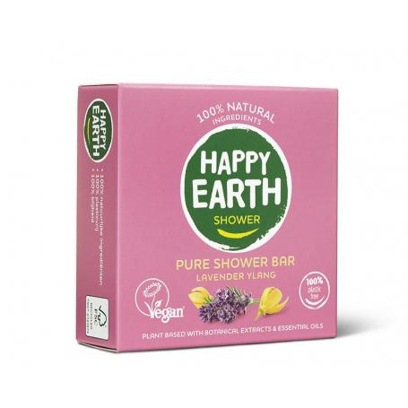 Showerbar lavender ylang van Happy Earth