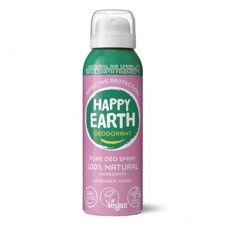 Natuurlijke deo natural air spray lavender ylang van Happy Earth
