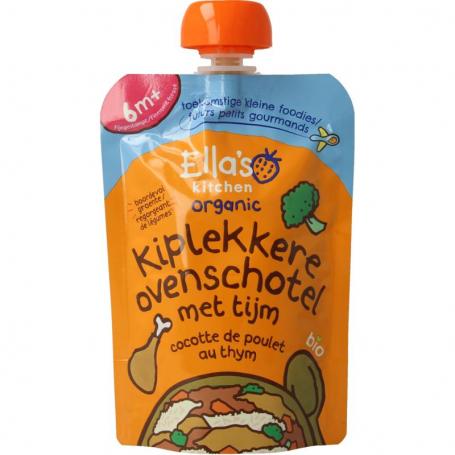 Kiplekkere ovenschotel tijm 6+ maanden bio van Ella's Kitchen