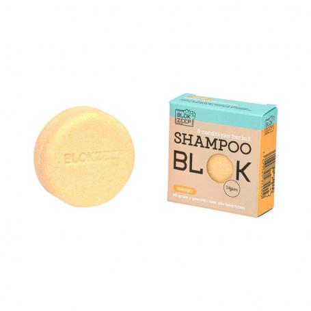 Shampoo & conditioner bar mango van Blokzeep