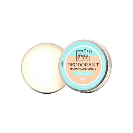 Deodorant creme neutraal van Blokzeep