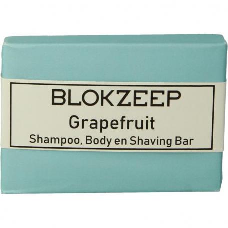 Shaving bar grapefruit van Blokzeep