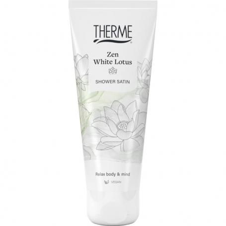 Zen white lotus shower satin van Therme