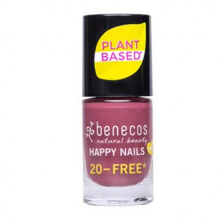 Vegan nail polish sweet plum 20-free plantbased van Benecos