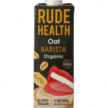 Oat barista drink bio van Rude Health
