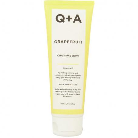 Grapefruit cleansing balm van Q+A