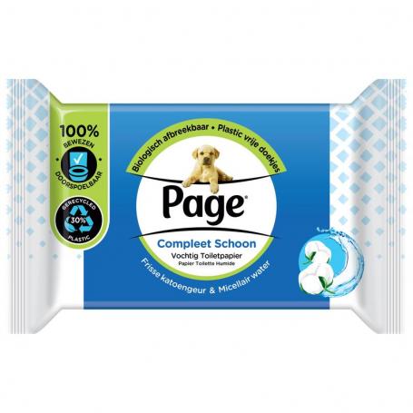 Vochtig toiletpapier navulling van Page