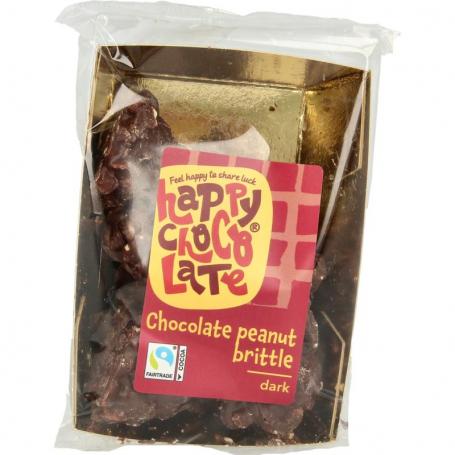 Chocolade pindarotsen puur bio van Happy Chocolate