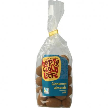 Chocolade kaneel amandelen bio van Happy Chocolate