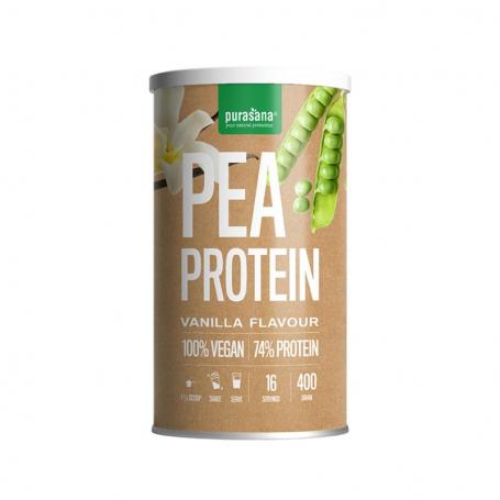 Protein pea 74% vanille vegan van Purasana