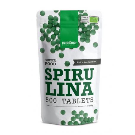 Spirulina 500mg bio van Purasana