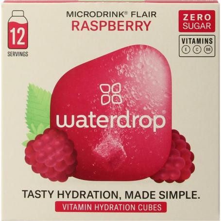 Microdrink flair raspberry bruistabletten van Waterdrop