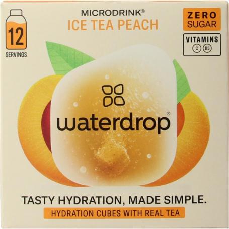 Microdrink ice tea peach bruistabletten van Waterdrop