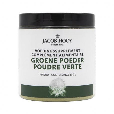 Groene poeder pot van Jacob Hooy