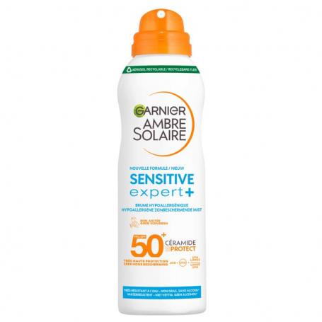 Sensitive spray dry mist SPF50+ van Ambre Solaire