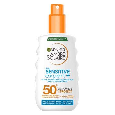 Sensitive spray SPF50+ van Ambre Solaire