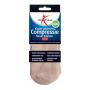 Koper compressie sok maat 42-47 huidskleur van Lucovitaal
