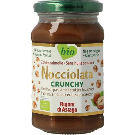Hazelnootpasta crunchy bio van Nocciolata