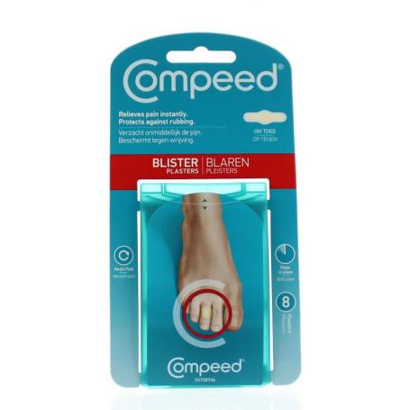 Blaren op tenen van Compeed