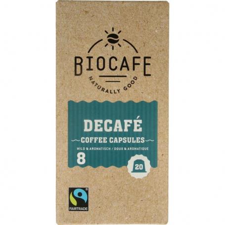 Decafe capsules bio van Biocafe