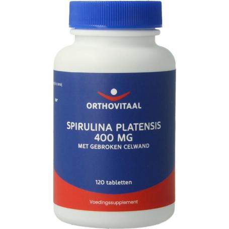 Spirulina platensis 400mg van Orthovitaal