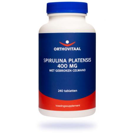 Spirulina platensis 400mg van Orthovitaal