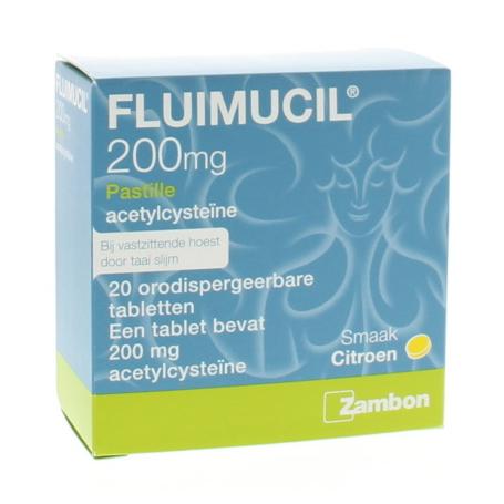 Fluimucil pastilles van Fluimucil
