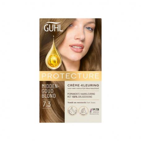 Beschermende cremekleur 7.3 mid goudblond van Guhl