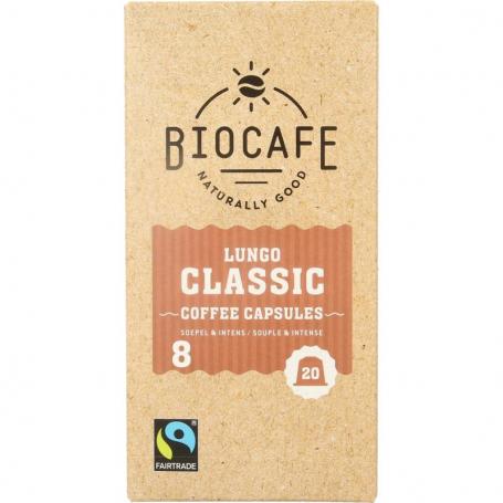 Lungo capsules bio van Biocafe