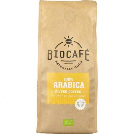 Filterkoffie 100% arabica bio van Biocafe