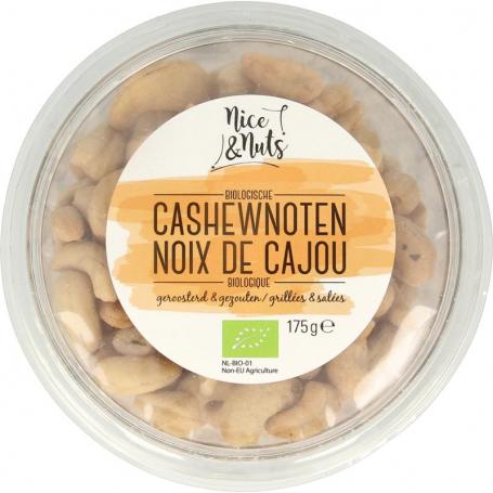 Cashewnoten met zeezout geroosterd bio van Nice & Nuts