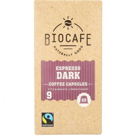 Espresso capsules bio van Biocafe
